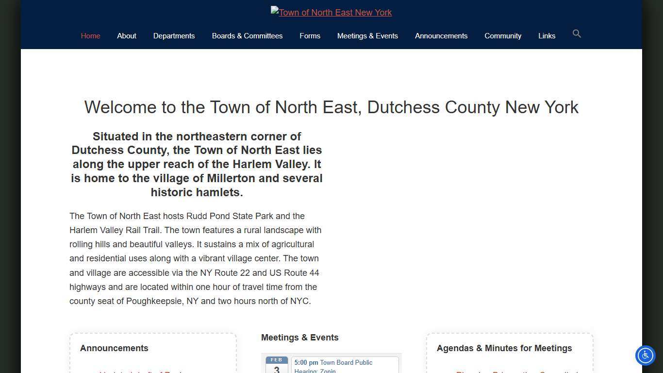 Town of North East New York — Official website of the town of North East New York
